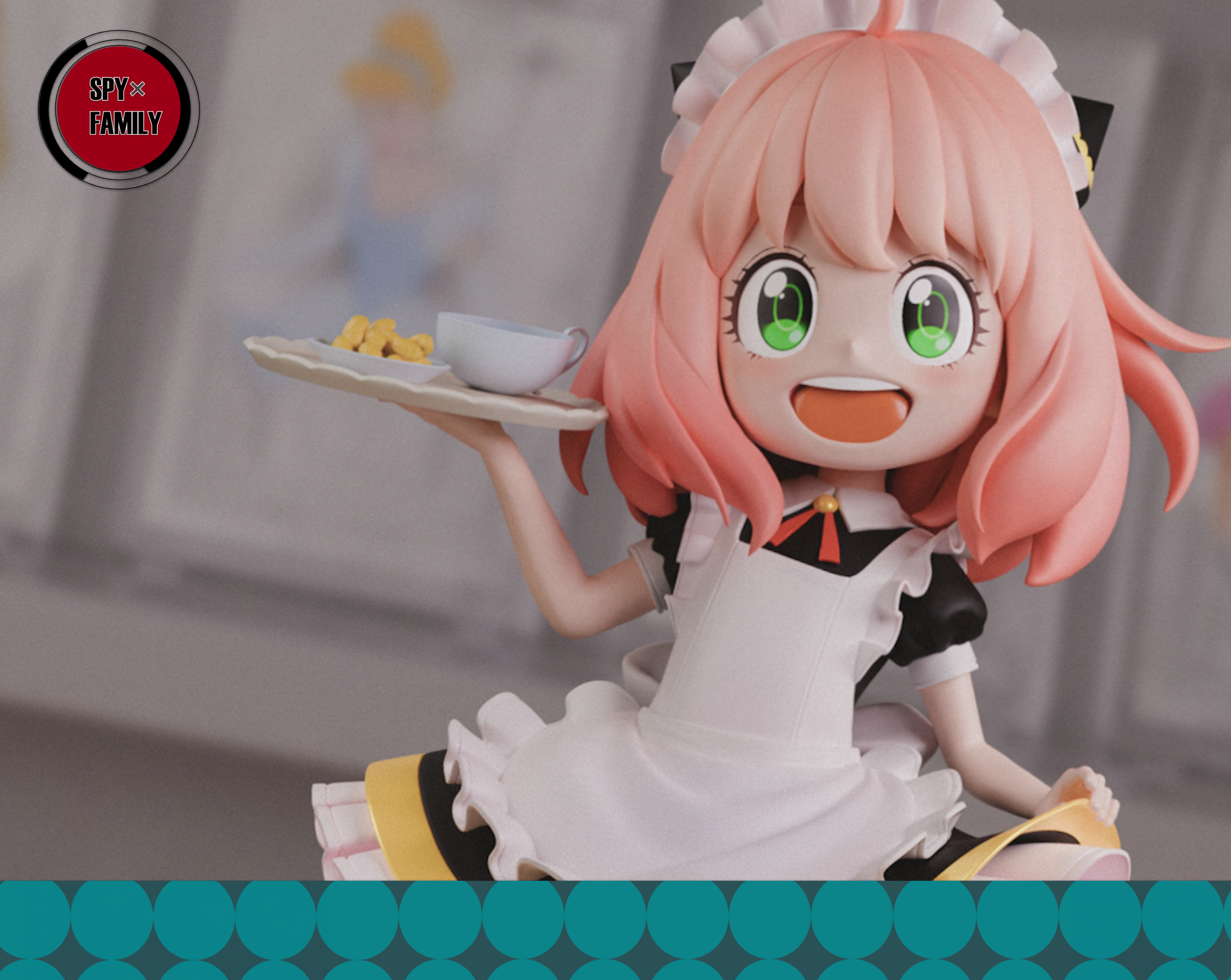 Non Scaled Figure Anya Forger Maid Ver. - Spy X Family