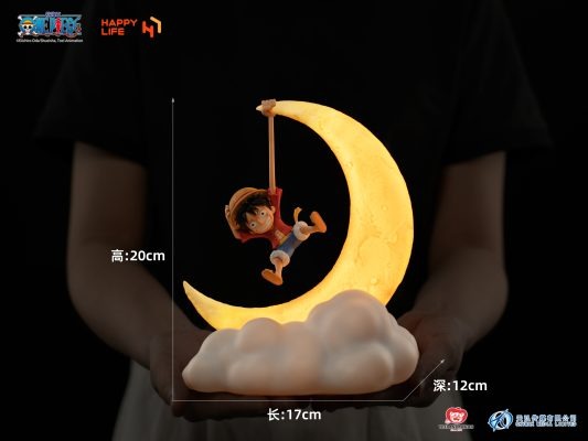 Anime Figure Monkey D Luffy Magnetic Control Night Light Peripheral - One Piece By Happy Life x TOEI ANIMATION