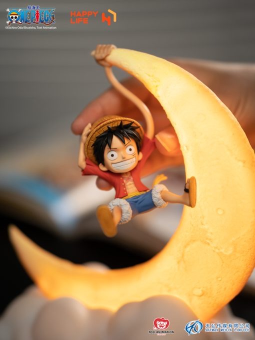 Anime Figure Monkey D Luffy Magnetic Control Night Light Peripheral - One Piece By Happy Life x TOEI ANIMATION