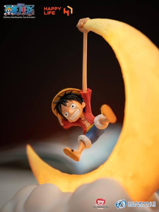 Anime Figure Monkey D Luffy Magnetic Control Night Light Peripheral - One Piece By Happy Life x TOEI ANIMATION