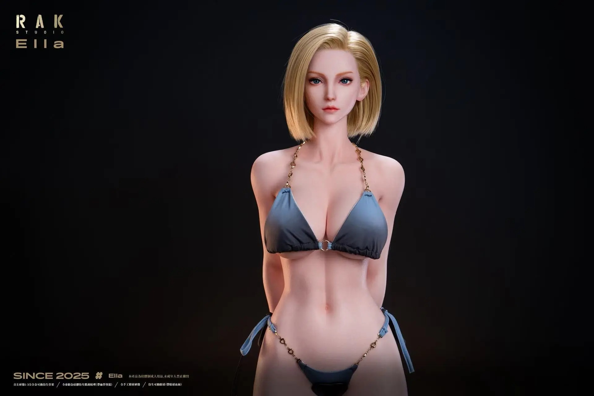 [Cast-Off] Silicone Action Figure 1/3 Cosplayer Ella as Android 18 - Dragonball Z By Rak Studio X Ella