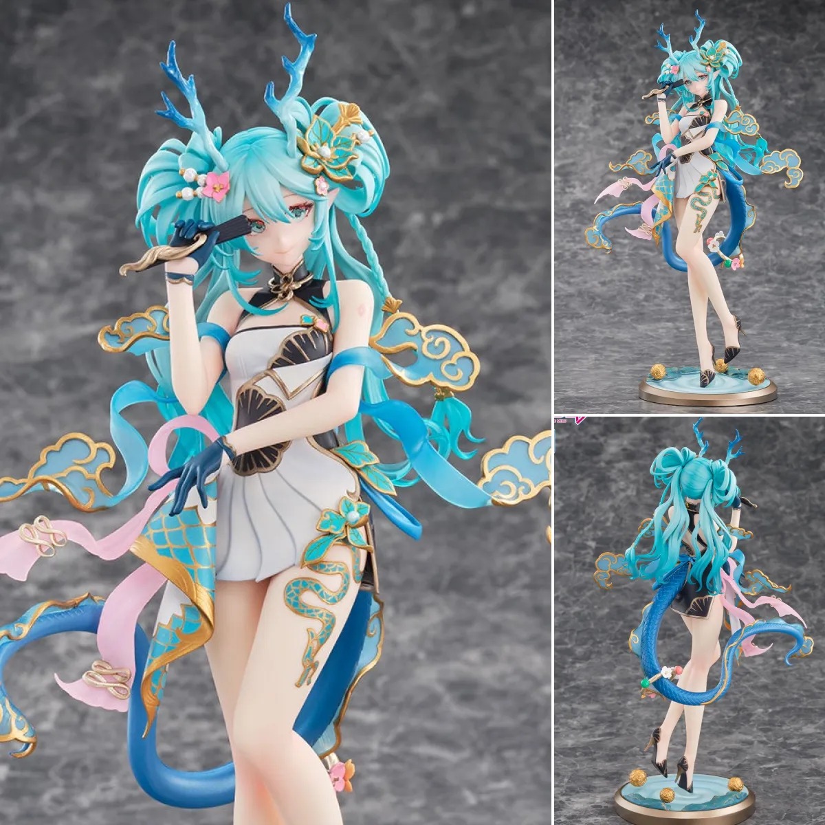 Scaled Figure 1/7 Hatsune Miku - Azure Dragon Ver. Vocaloid By Kaiyodo