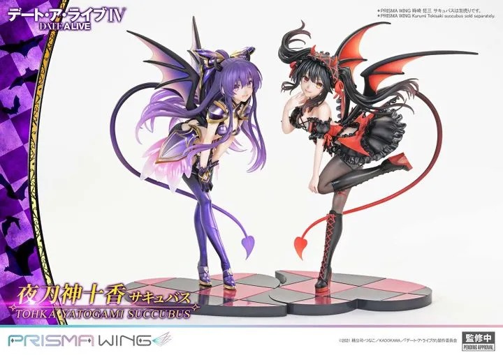 Prisma Wing Scaled Figure 1/7 Yatogami Tohka - Succubus Ver. Date A Live IV By Prime 1 Studio