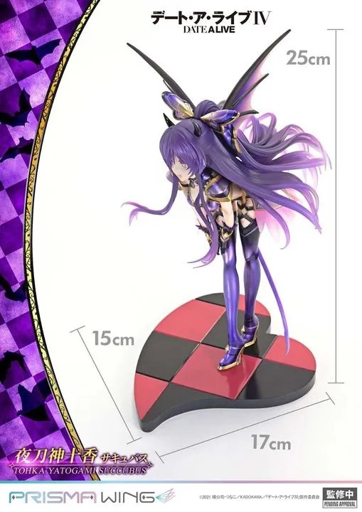Prisma Wing Scaled Figure 1/7 Yatogami Tohka - Succubus Ver. Date A Live IV By Prime 1 Studio