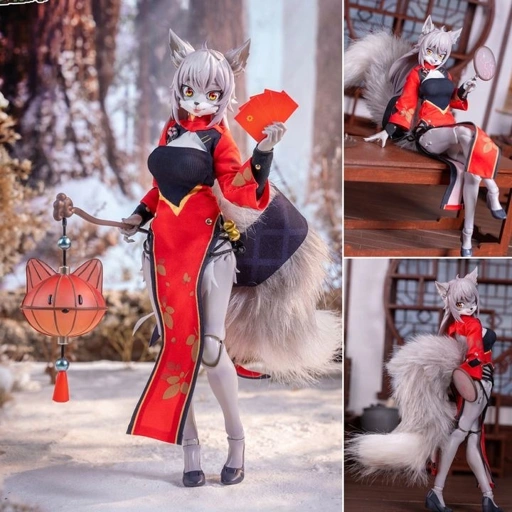 Image of Action Figure 1/12 ERA-004 Wolf Girl Liya Alopexfix - Spring Festival Ver. By LADoTOYS