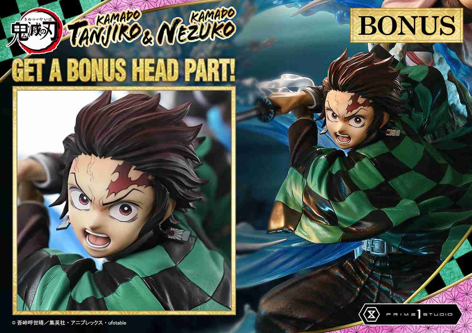 Scaled Figure 1/6 Tanjiro Kamado & Nezuko Kamado Concept Masterline Deluxe Ver. - Kimetsu No Yaiba By Prime 1 Studio