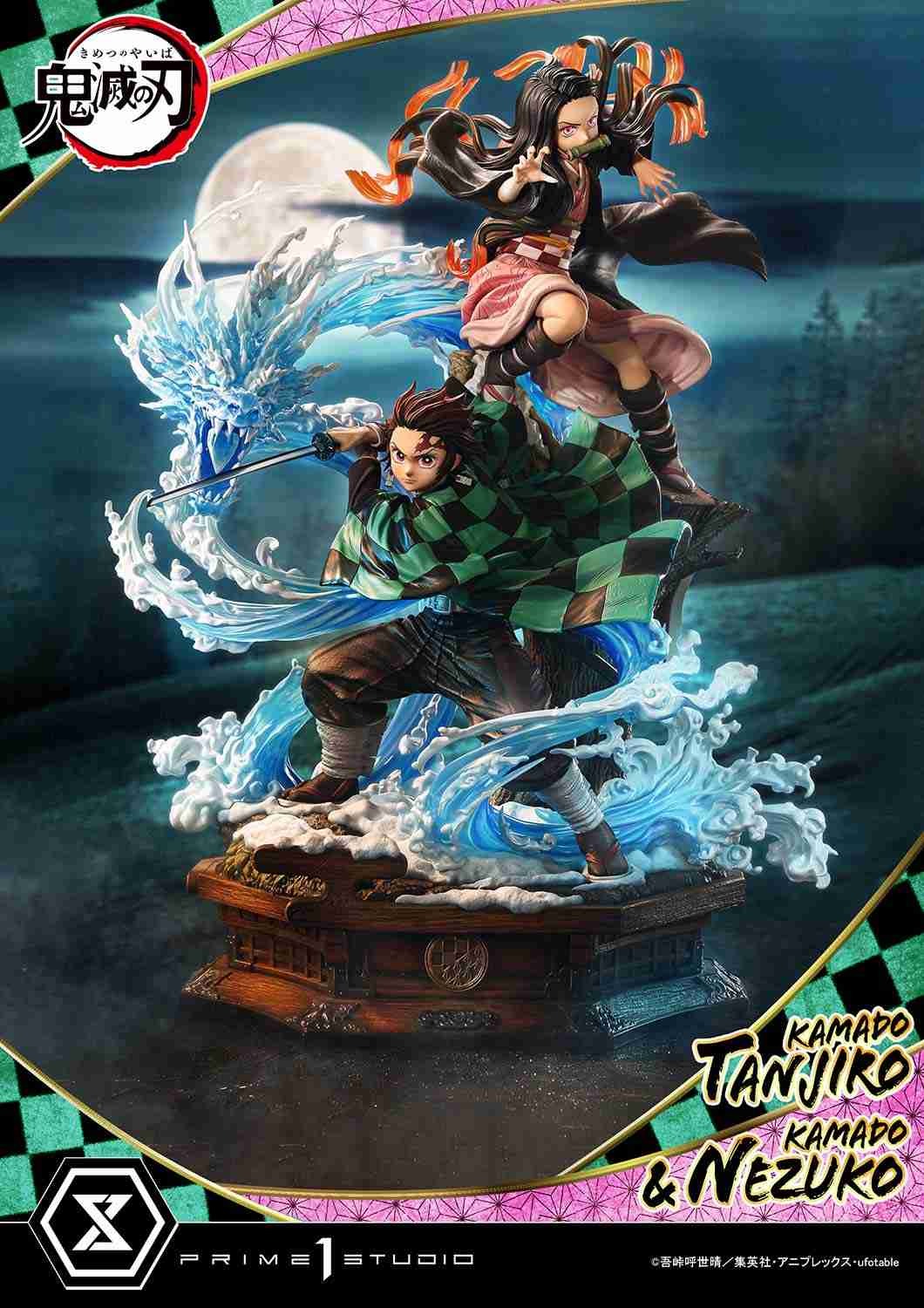 Scaled Figure 1/6 Tanjiro Kamado & Nezuko Kamado Concept Masterline Reg Ver. - Kimetsu No Yaiba By Prime 1 Studio
