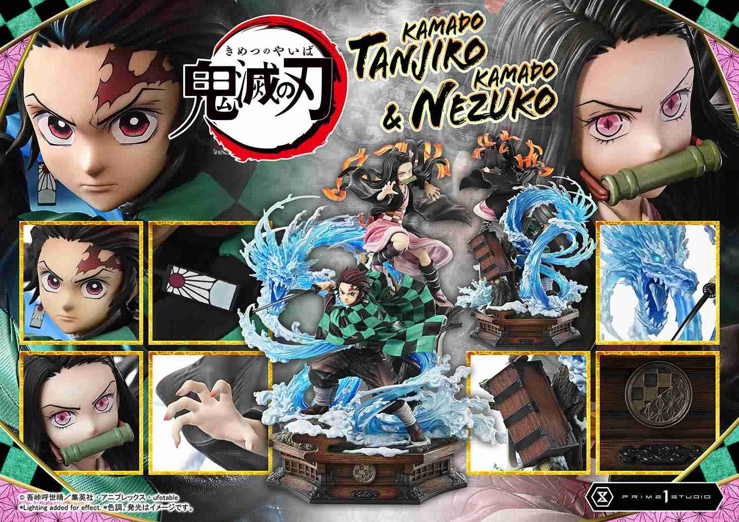 Scaled Figure 1/6 Tanjiro Kamado & Nezuko Kamado Concept Masterline Reg Ver. - Kimetsu No Yaiba By Prime 1 Studio