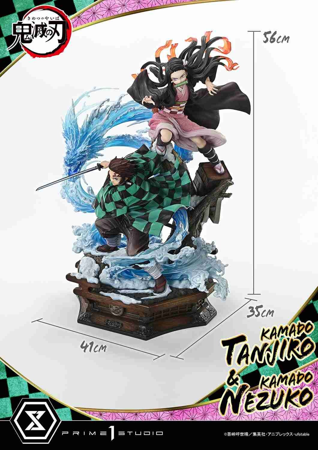 Scaled Figure 1/6 Tanjiro Kamado & Nezuko Kamado Concept Masterline Reg Ver. - Kimetsu No Yaiba By Prime 1 Studio