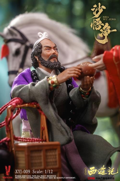 Action Figure 1/12 Sha Wujing - Journey to the West (1986) 40th Anniversary Collector's Edition By Very Cool