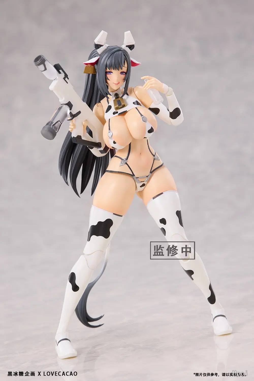 Action Figure 1/12 Milky White Cow Girl / Hei Bing Tang Qi Hua - Illustration by LOVECACAO By Black Rock Sugar