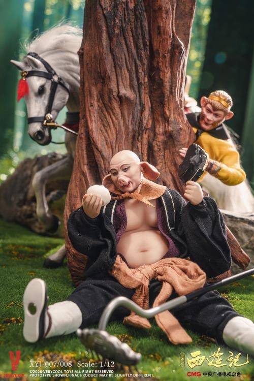 Action Figure 1/12 Zhu Bajie - Journey to the West (1986) 40th Anniversary Collector's Edition By Very Cool