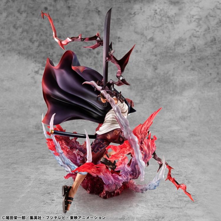 Exclusive Figure One Piece Portrait of Pirates SA-MAXIMUM Red-Haired Pirates Captain Shanks - Kamusari Version BY MEGAHOUSE