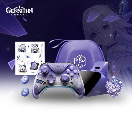 Image of [With Charging Base] Genshin Impact APEX 5 Elite Gaming Controller Skirk Ver. By Mihoyo