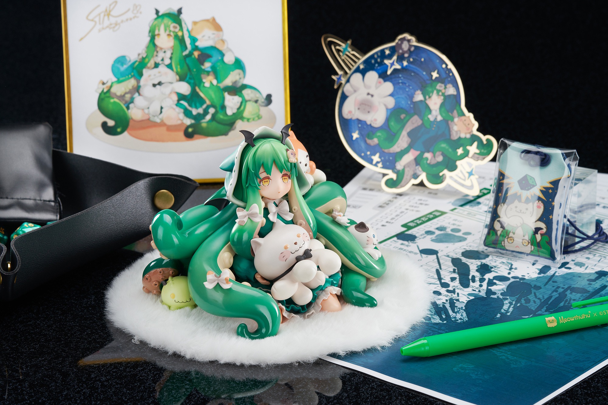 Scaled Figure Non Scale Cthulhu Meowthulhu - Pajamas Party Ver. Original Character (10cm) By APEX