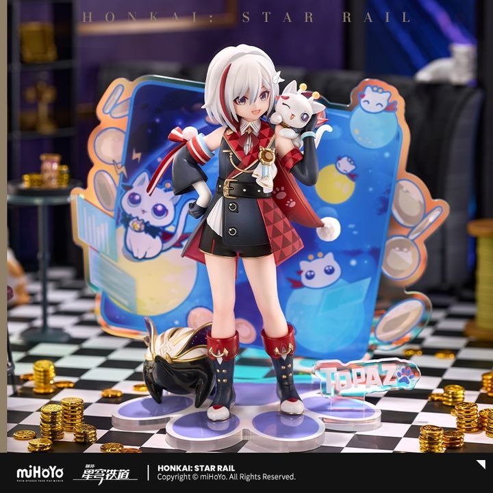 RISE UP+ Non Scaled Figure Numby & Topaz - Little Cat Series Ver. Honkai: Star Rail By RIBOSE