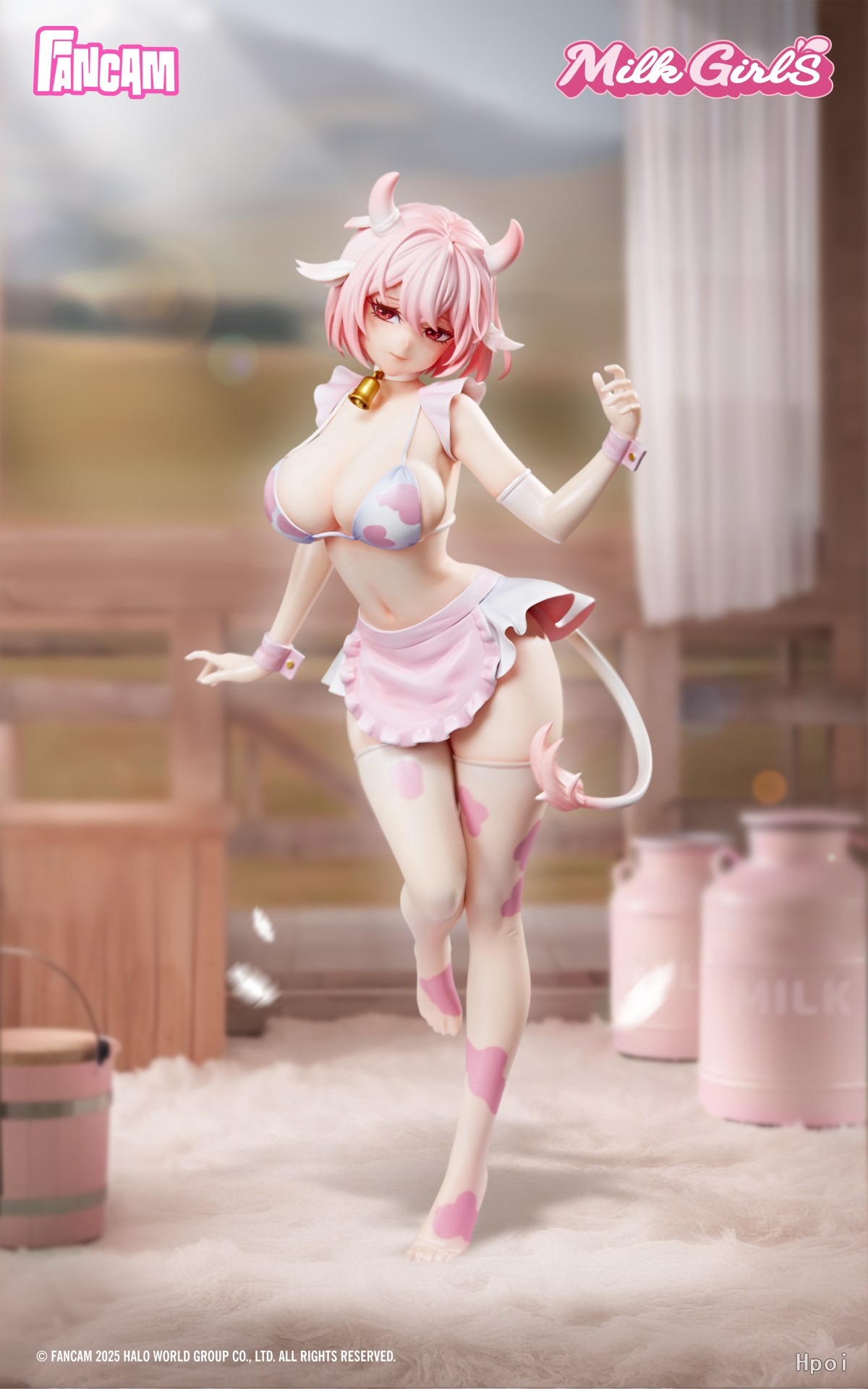 Scaled Figure 1/6 White MilkGirl - Beautiful Girl Series By FANCAM
