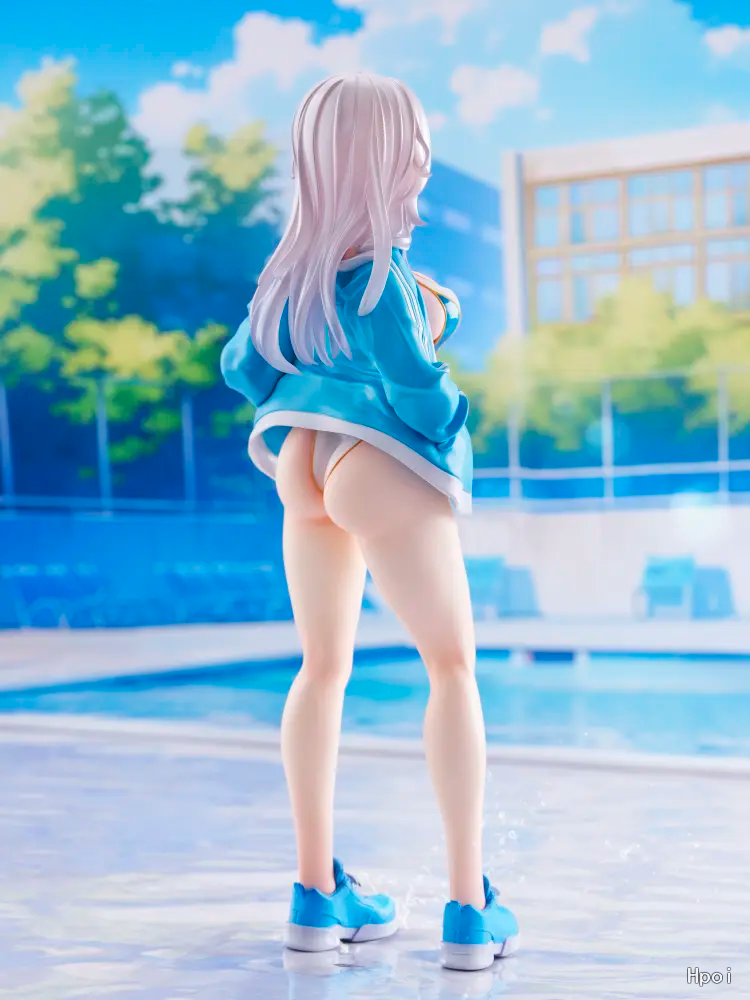 Scaled Figure 1/6 -Sakura- Komari Tsundere Swimming Pool Manager - Illustration by Kekemotsu By KoiKoi