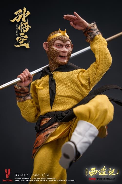 Action Figure 1/12 Sun Wukong - Journey to the West (1986) 40th Anniversary Collector's Edition By Very Cool