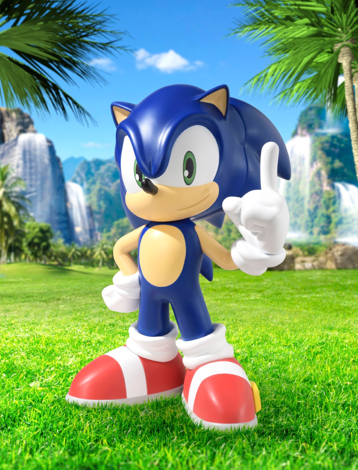 Softb / Sofubi Figure Sonic - Sonic the Hedgehog By Bellfine