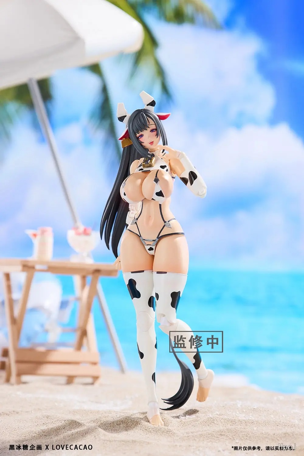 Action Figure 1/12 Milky White Cow Girl / Hei Bing Tang Qi Hua - Illustration by LOVECACAO By Black Rock Sugar