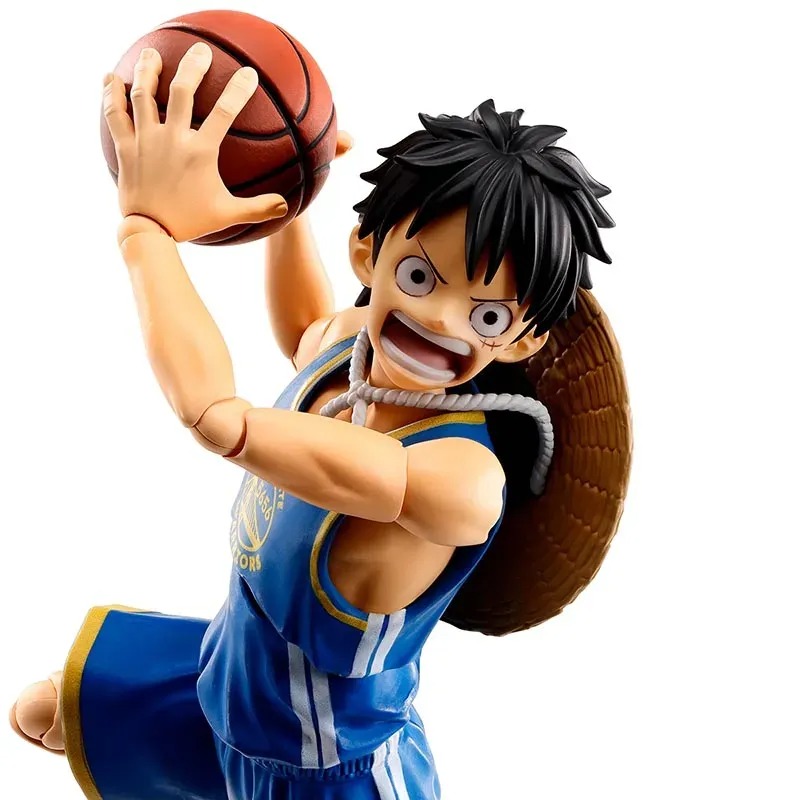 SHF S.H.Figuarts MONKEY.D.LUFFY GOLDEN STATE WARRIORS ver. - ONE PIECE×NBA By Premium Bandai