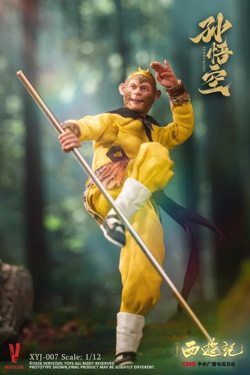 Action Figure 1/12 Sun Wukong - Journey to the West (1986) 40th Anniversary Collector's Edition By Very Cool