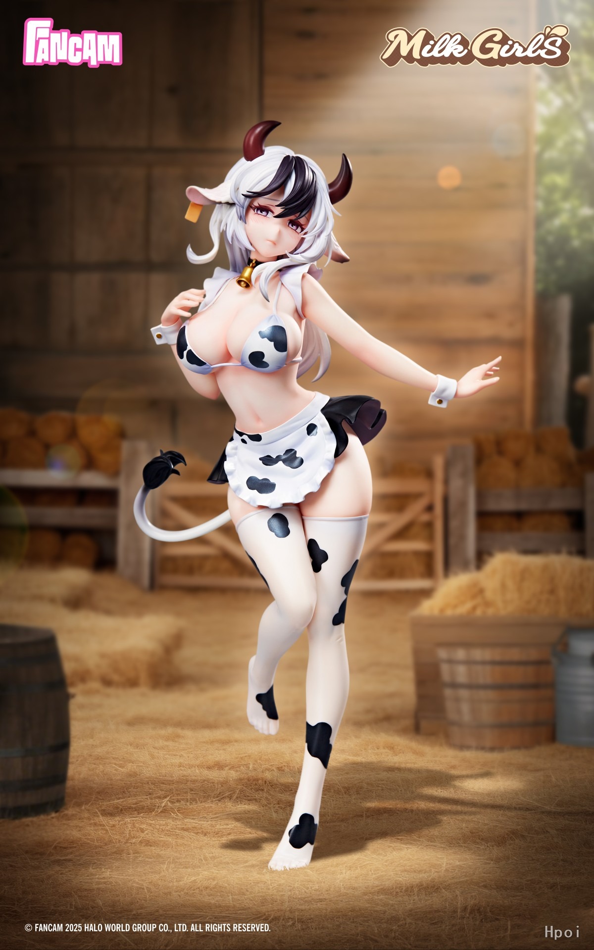 Scaled Figure 1/6 Black MilkGirl - Beautiful Girl Series By FANCAM