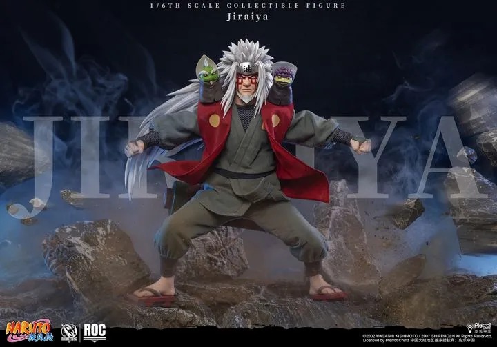 Action Figure 1/6 Jiraiya - Naruto Shippuden ROC019 By Rocket Toys