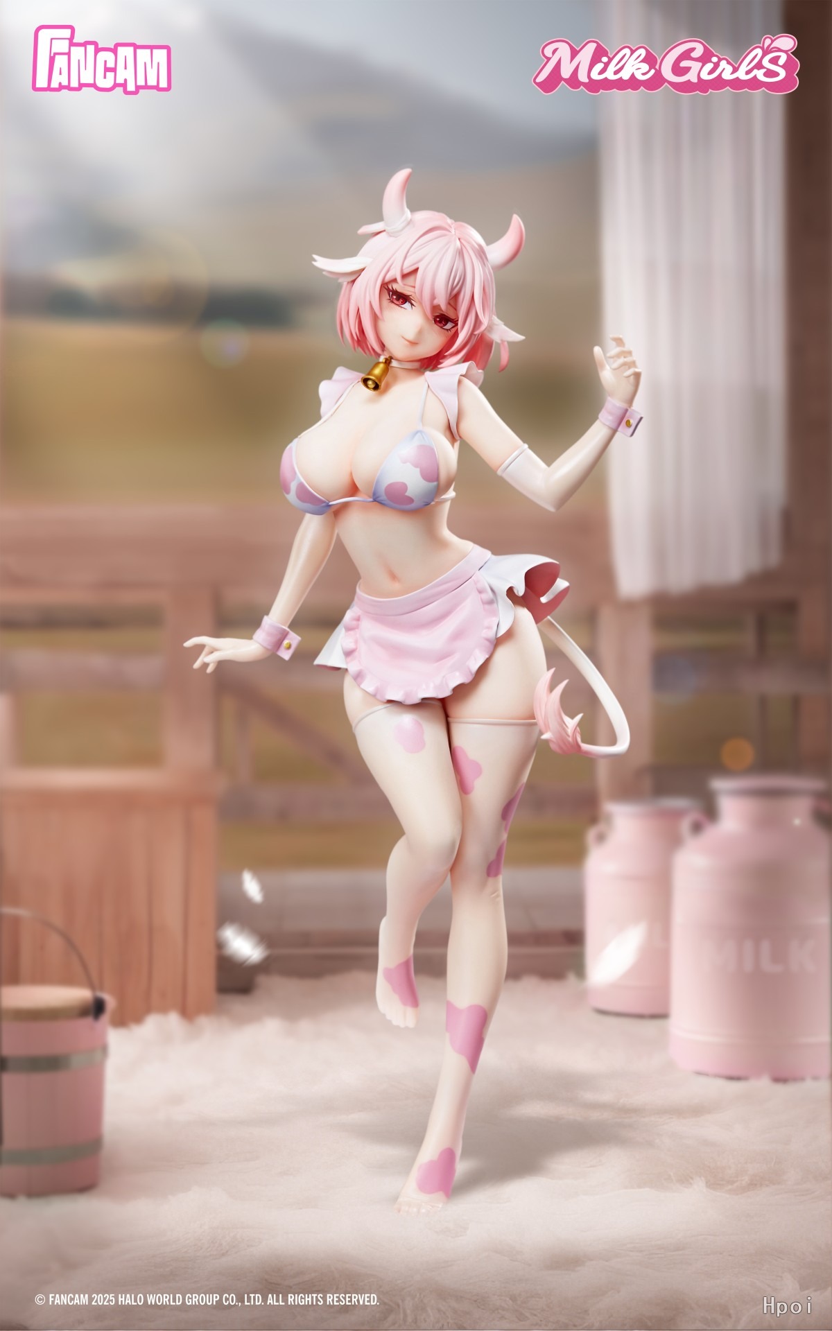 Scaled Figure 1/6 White MilkGirl - Beautiful Girl Series By FANCAM