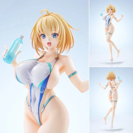 Image of Scaled Figure 1/6 Sophia F. Shirring - Regular Edition High-cut Swimsuit Ver. Bunny Suit Planning By AmiAmi x AMAKUNI