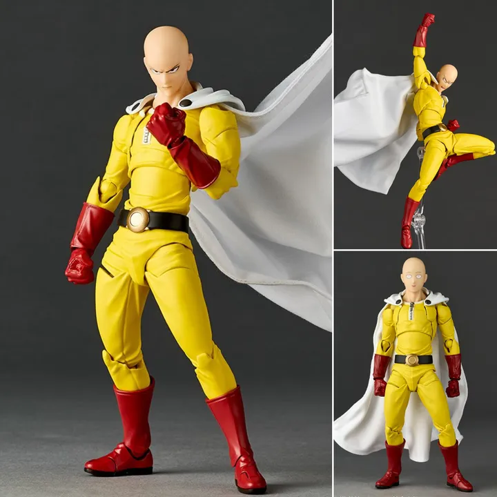 [With Bonus] Revoltech Amazing Yamaguchi Saitama - One Punch Man By Kaiyodo