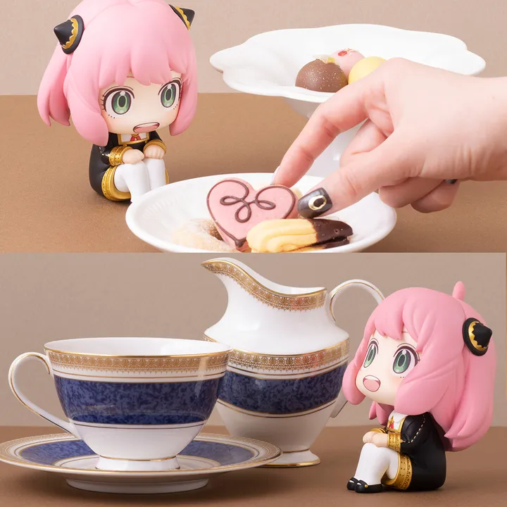[READY STOCK ITEM] LookUp / Rukkappu Figure Anya Forger - Spy x Family By MegaHouse