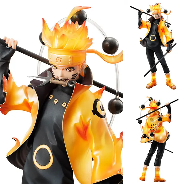 GEM G.E.M. Series 1/8 Figure Uzumaki Naruto - Six Paths Sage Mode Ver. Naruto Shippuden 15th Anniversary By MegaHouse