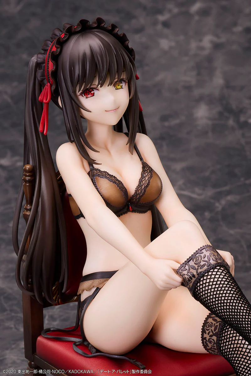 [Set of 2] Scaled Figure 1/7 Tokisaki Kurumi & White Queen - Lingerie Ver. Date A Live By Design COCO