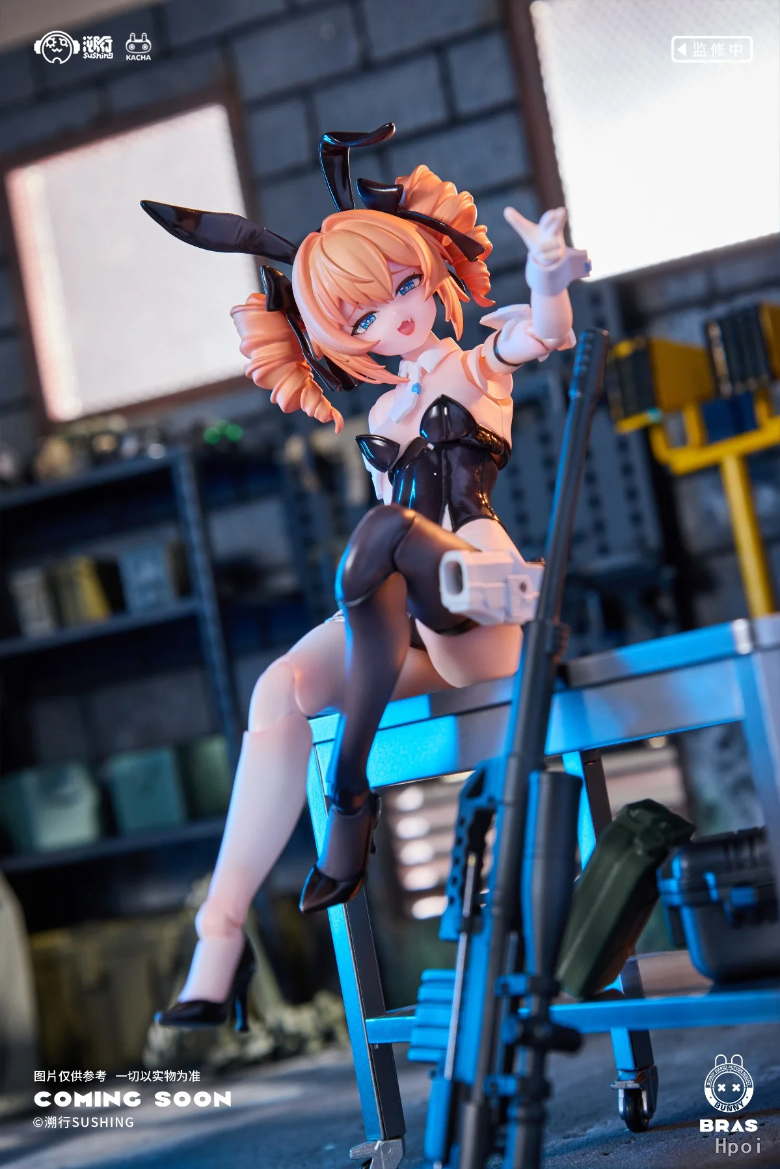 Bunny Rapid Action Squad 1/12 Action Figure Sniper Leoni By Sushing