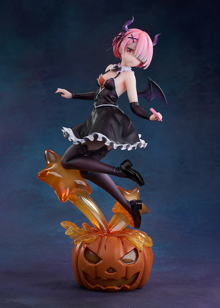 Scaled Figure 1/7 AniMester x KDColle Ram - Phantom Night Wizard Ver. Re:Zero Kara Hajimeru Isekai Seikatsu By KADOKAWA