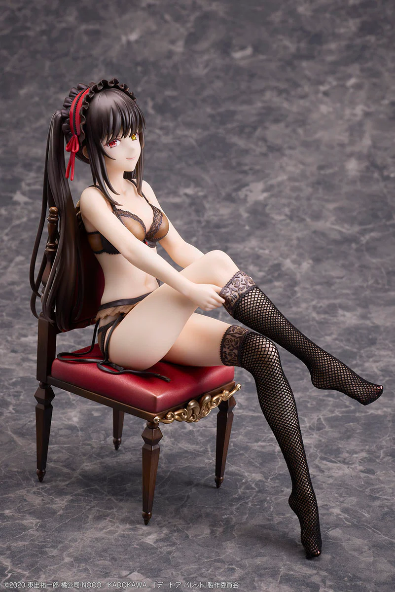 [Set of 2] Scaled Figure 1/7 Tokisaki Kurumi & White Queen - Lingerie Ver. Date A Live By Design COCO