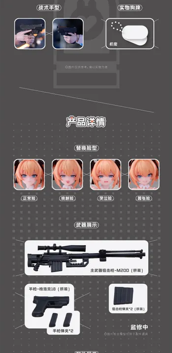 Bunny Rapid Action Squad 1/12 Action Figure Sniper Leoni By Sushing