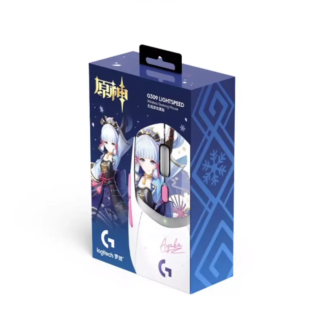 Kamisato Ayaka Special Model Genshin Impact x Logitech G309 Wireless Gaming Mouse By Logitech