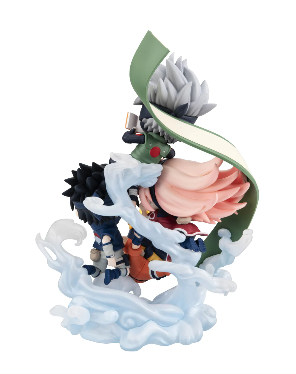 [With Bonus] FigUnity Figure Team 7 Hatake Kakashi, Uzumaki Naruto, Uchiha Sasuke, Haruno Sakura - Naruto Shippuden (13cm) By MegaHouse