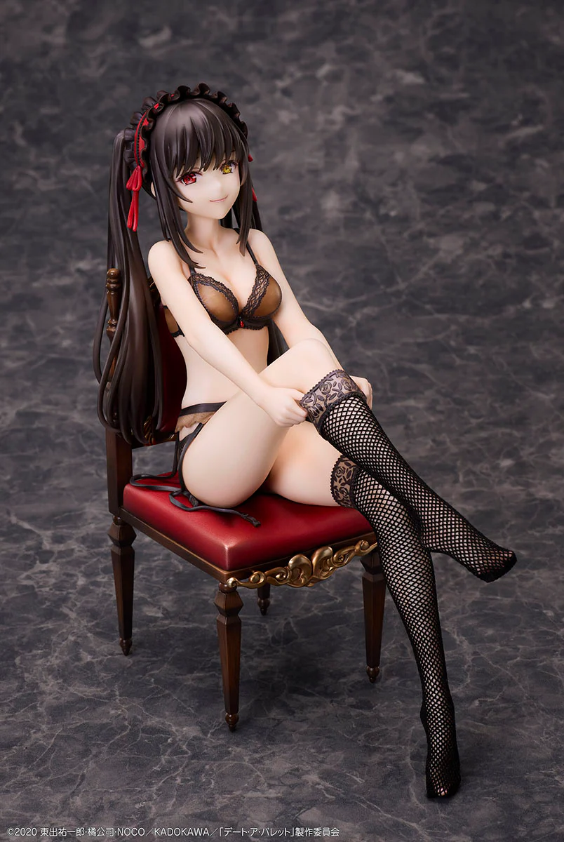 [Set of 2] Scaled Figure 1/7 Tokisaki Kurumi & White Queen - Lingerie Ver. Date A Live By Design COCO