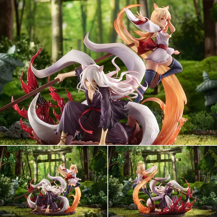 [Set of 2] [With Bonus] Scaled Figure 1/7 Youko Tama & Yamato Jinka - Sengoku Youko By ABC Animation