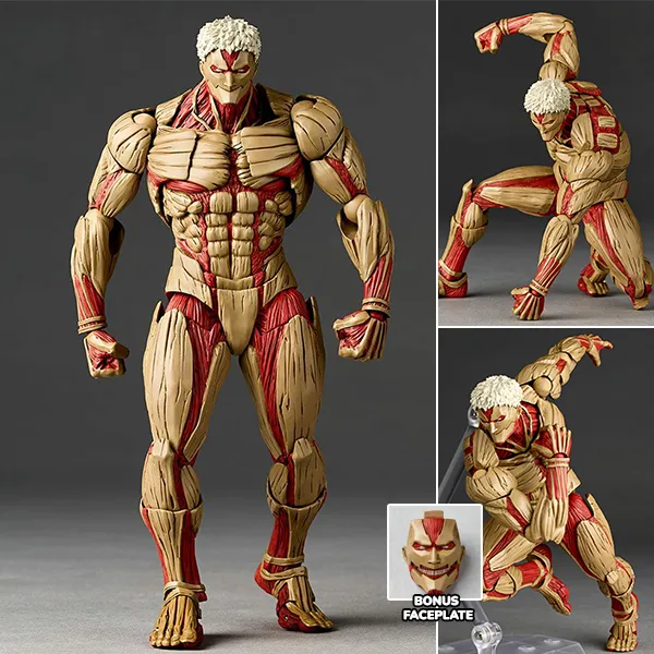 [With Bonus] Revoltech Amazing Yamaguchi Yoroi no Kyojin / Armored Titan - Shingeki no Kyojin By Kaiyodo
