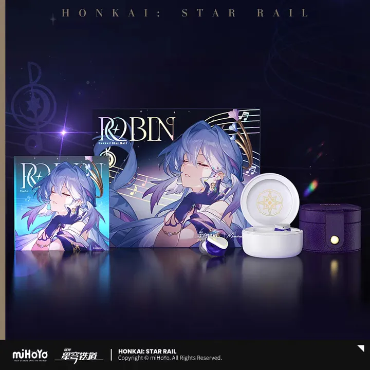 Robin Model with Voice Special Collaboration Honkai: Star Rail x MOONDROP Wireless Earphone MD-TWS-040 By Moondrop