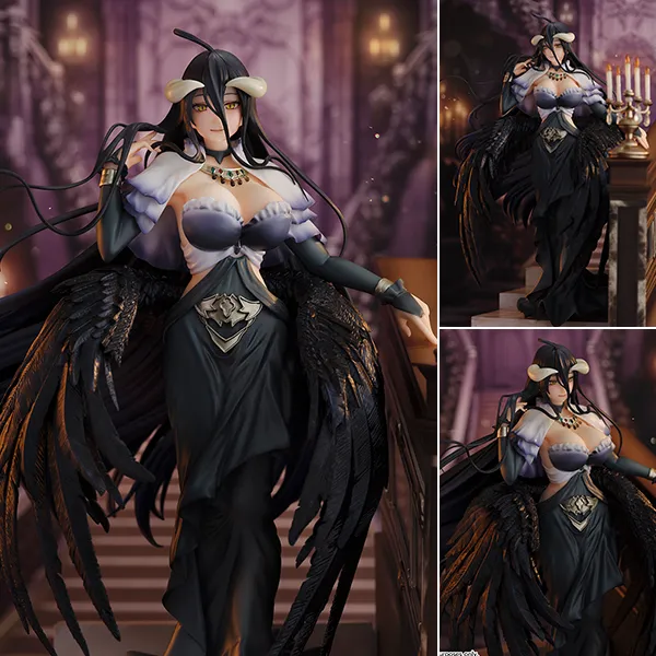 Shibuya Scramble Scaled Figure 1/7 Albedo - Shikkoku no Dress Ver. Overlord By eStream