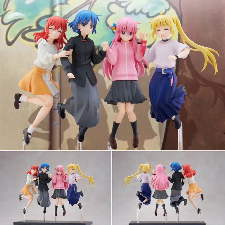 [Set of 4] Scaled Figure Non Scale Kessoku Band (Gotoh Hitori, Ikuyo Kita, Yamada Ryo, Ijichi Nijika) - Jumping Girls Ver. Bocchi the Rock! (20cm) By ANIPLEX+