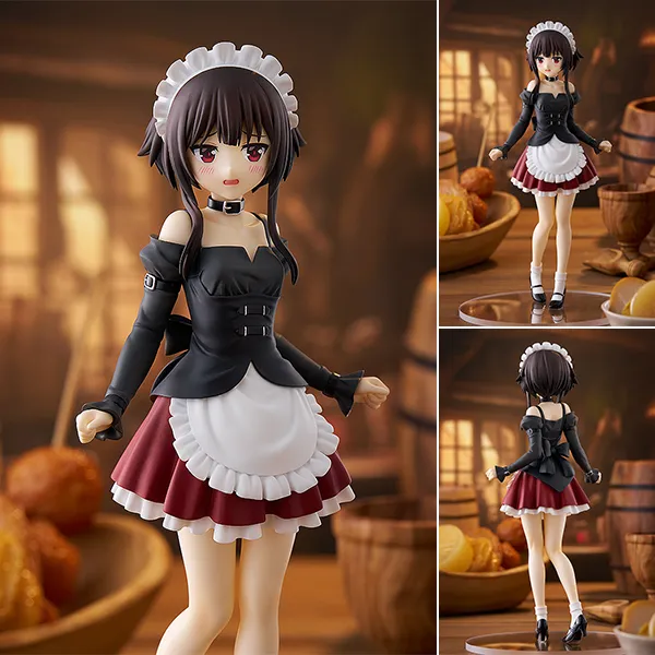 Pop Up Parade Figure L Size Megumin - Part-Time Job Uniform Ver. Konosuba! / Kono Subarashii Sekai ni Bakuen Wo! (20cm) By Good Smile Company