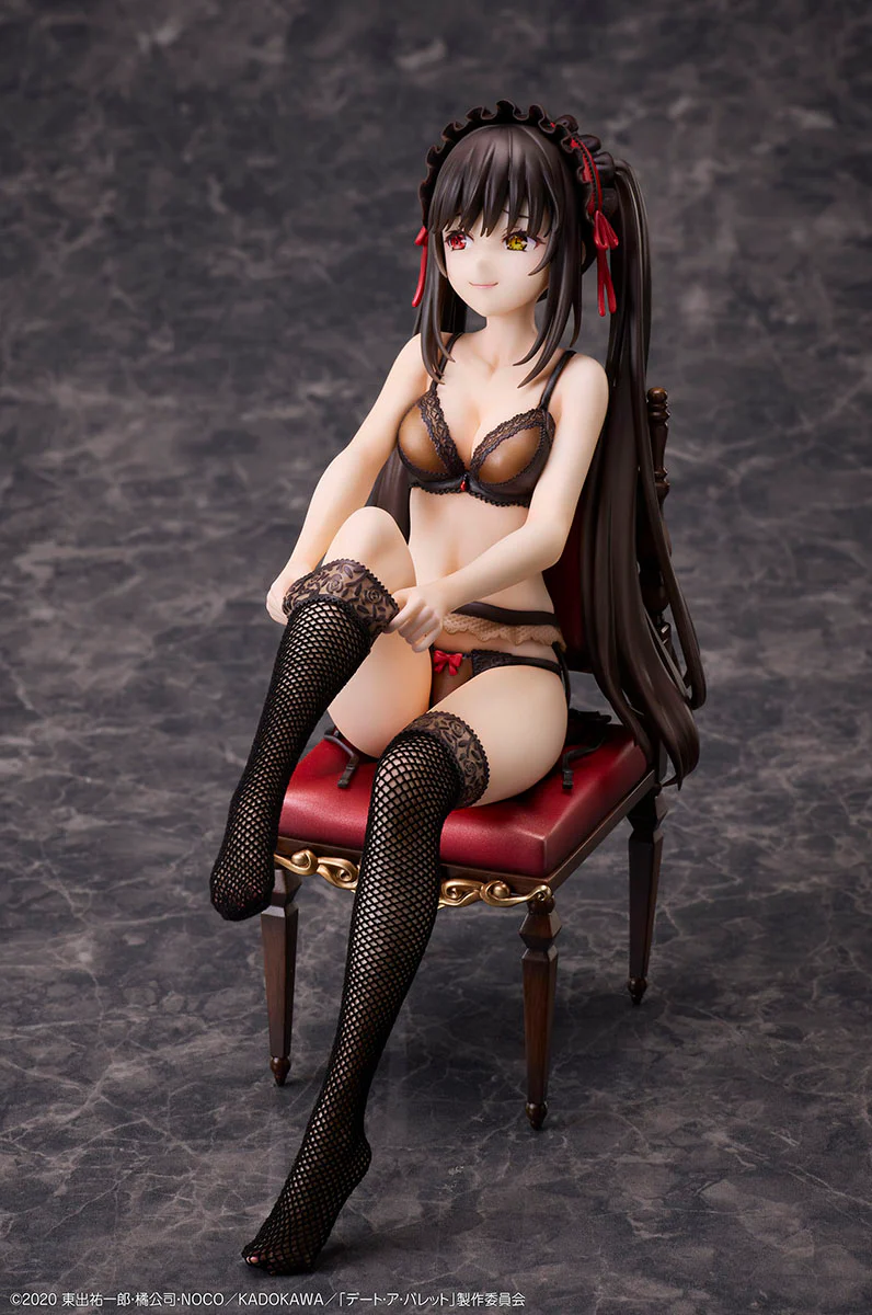 [Set of 2] Scaled Figure 1/7 Tokisaki Kurumi & White Queen - Lingerie Ver. Date A Live By Design COCO