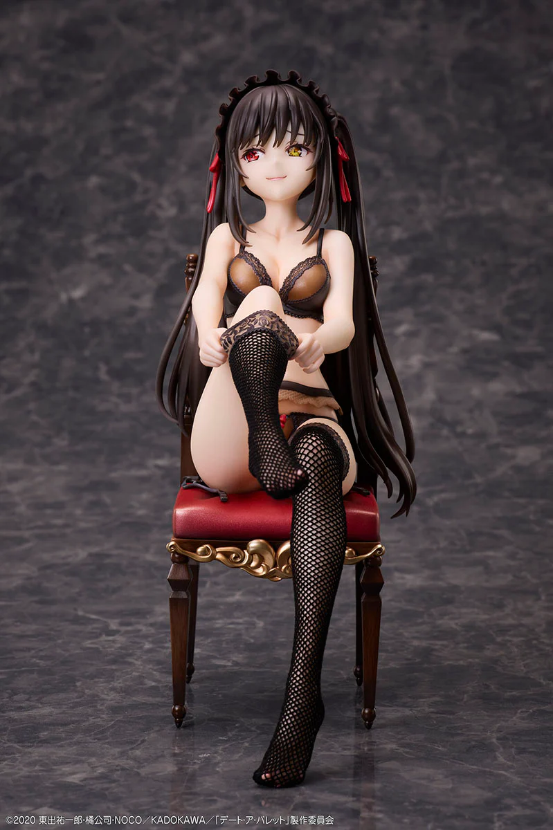 [Set of 2] Scaled Figure 1/7 Tokisaki Kurumi & White Queen - Lingerie Ver. Date A Live By Design COCO